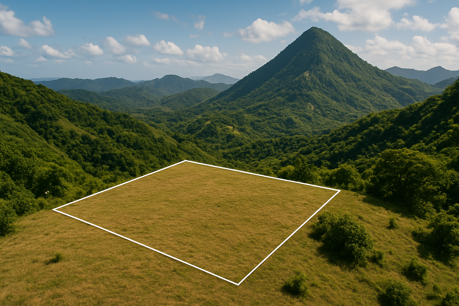Scenic Mountain View Land in Lombok